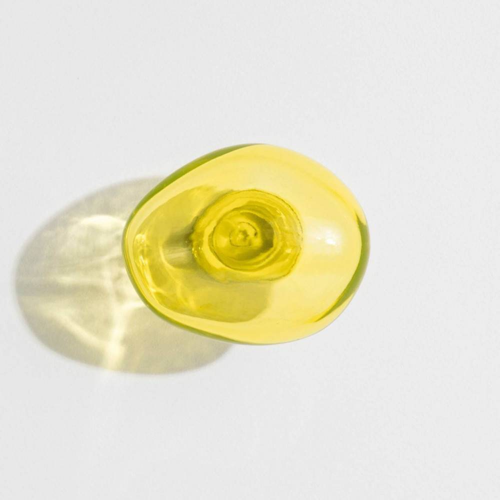 Bubble design coat hook - Small yellow - Petite Friture