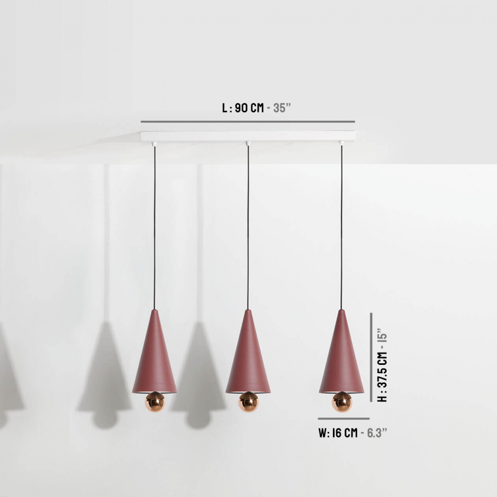 Pendant-system-3-pendants-Cherry-LED-brown-red-Petite-Friture-dimensions