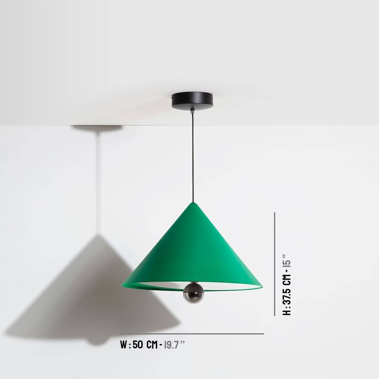 Large-pendant-lamp-Cherry-LED-green-Petite-Friture-dimensions