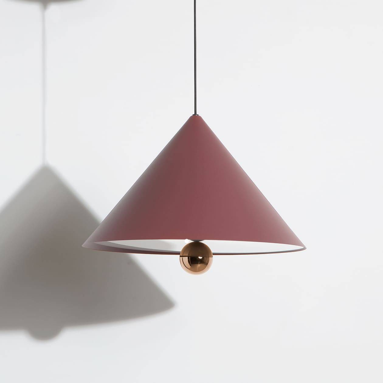 Large-pendant-lamp-Cherry-LED-brown-red-Petite-Friture