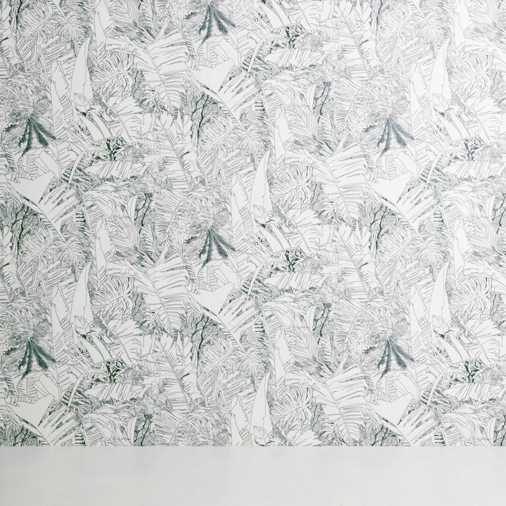 Tropical wallpaper Tiphaine de Bodman for Petite Friture