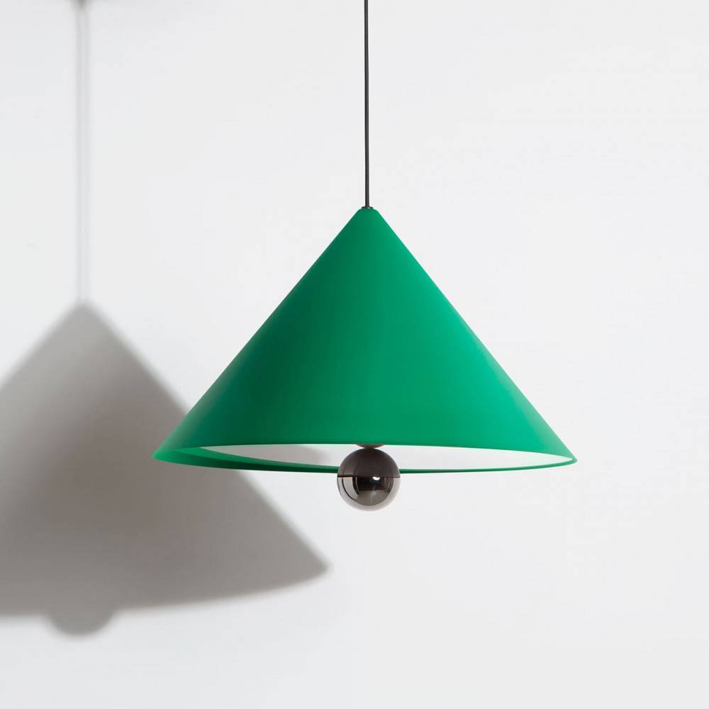 Large-pendant-lamp-Cherry-LED-green-Petite-Friture