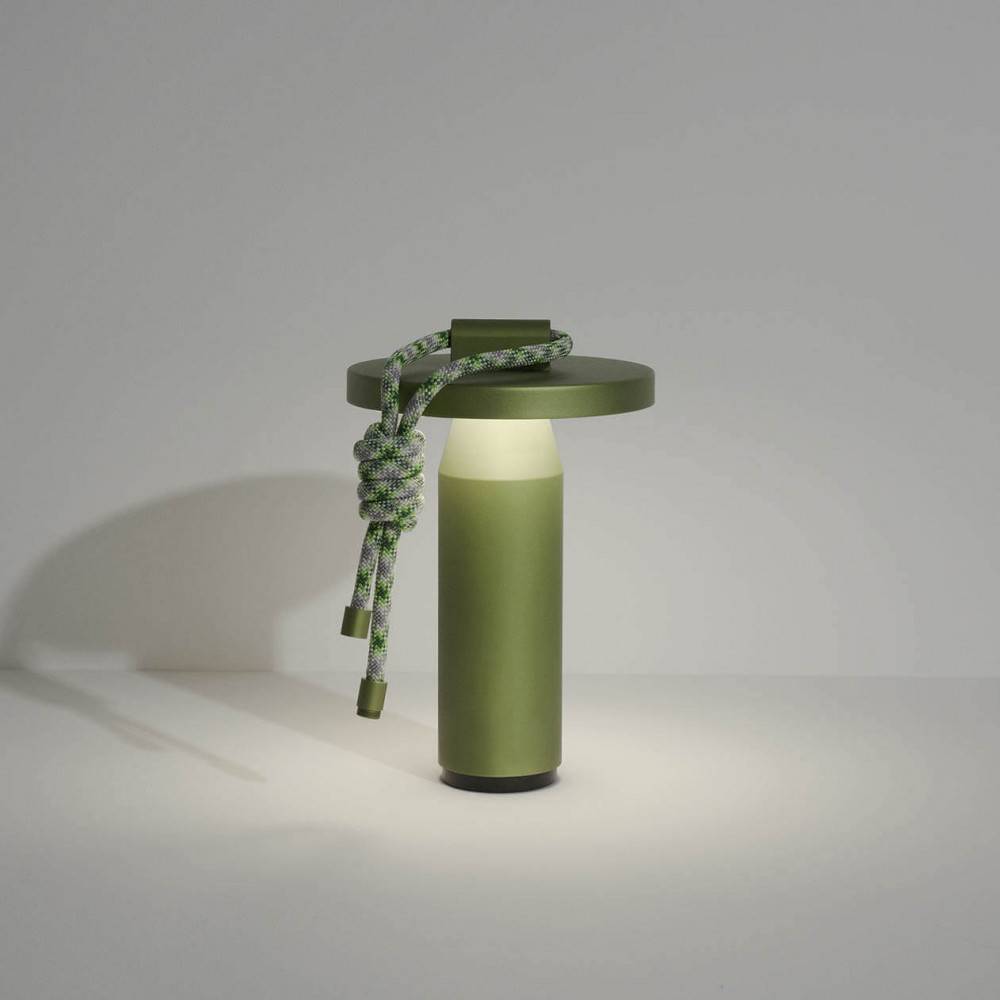 Portable lamp Quasar Olive Green