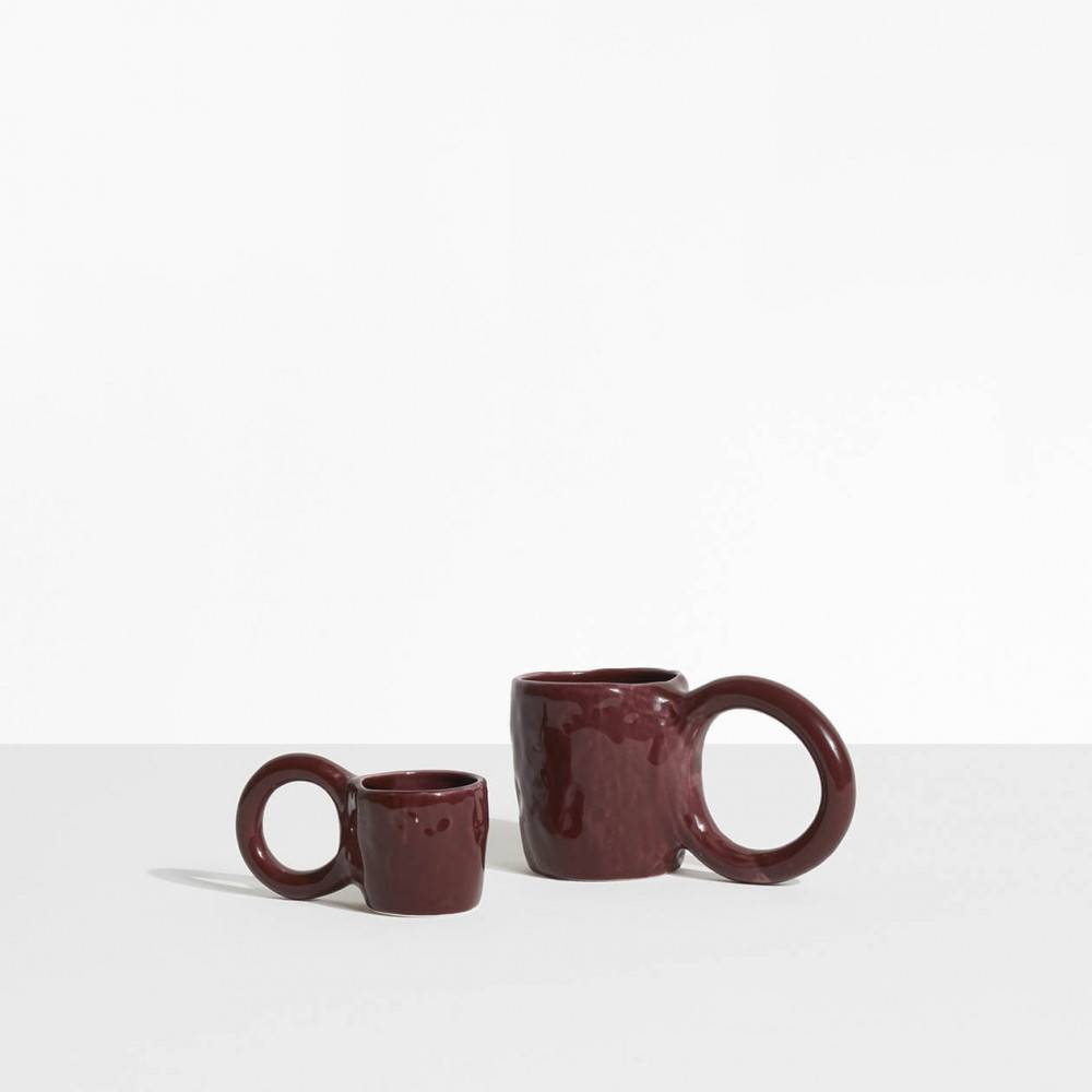 Tasse expresso et mug design Donut Griotte - Petite Friture