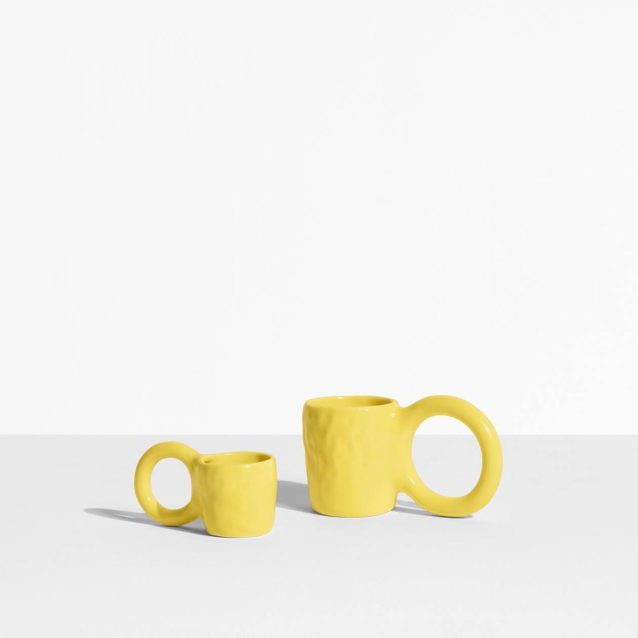 Tasse expresso et mug design Donut Citron - Petite Friture
